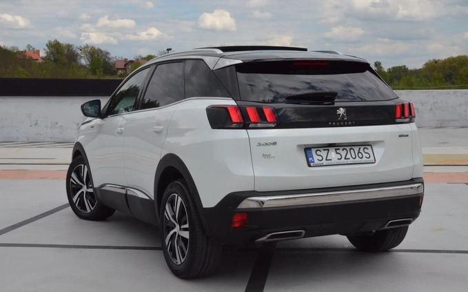 Peugeot 3008 cena 71900 przebieg: 99000, rok produkcji 2017 z Zabrze małe 781